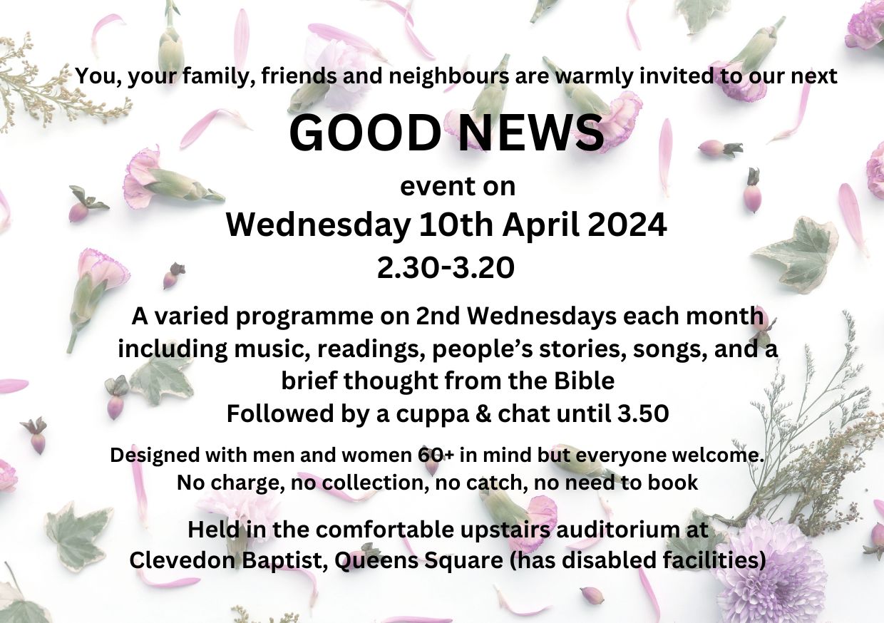 Good News April 24 invitation 
